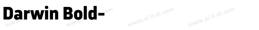 Darwin Bold字体转换
